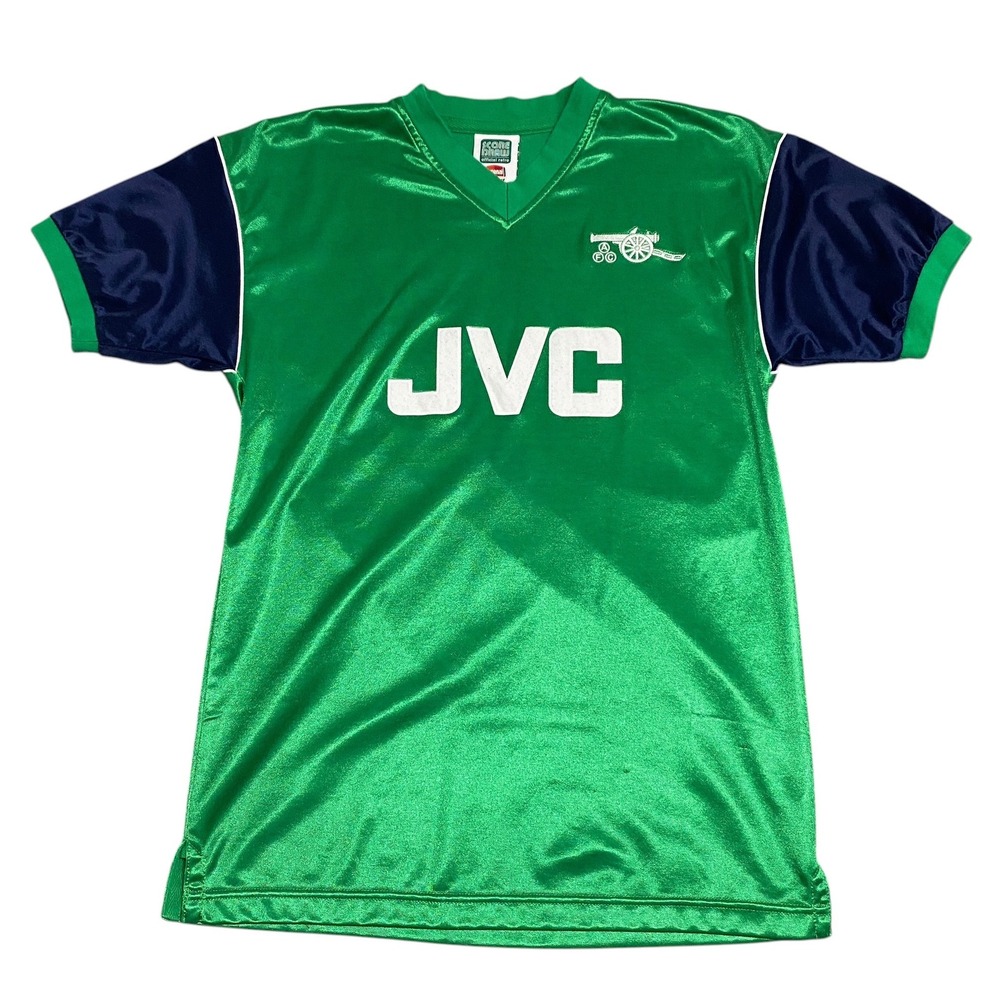 Arsenal JVC Green Retro Soccer Jersey